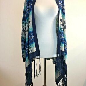 Altar'd State Navy and White Striped Sweater